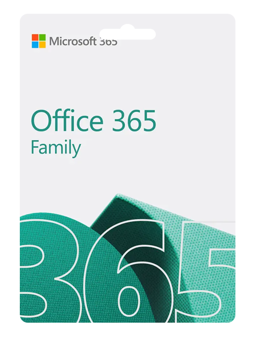 Microsoft 365 Family Key / 6 Users - 1 Year / Windows - Mac - Android - iOS
