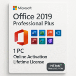 Microsoft Office 2019 Professional Plus – 1 PC – Online Activation – Lifetime License – Instant Key